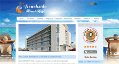 Desktop Screenshot of beachsideresorthotel.com